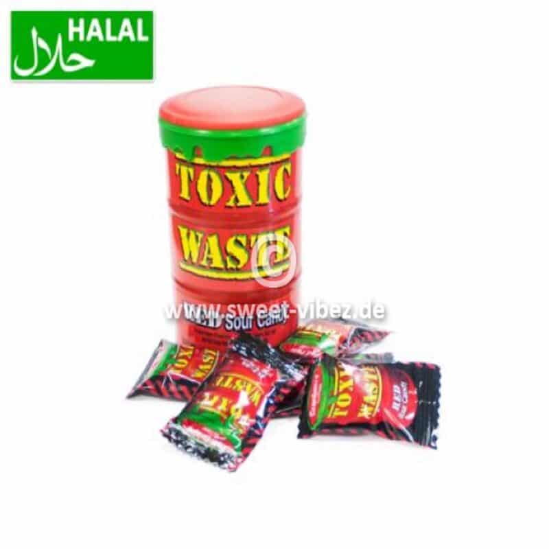 Toxic Waste Red Sour Candy