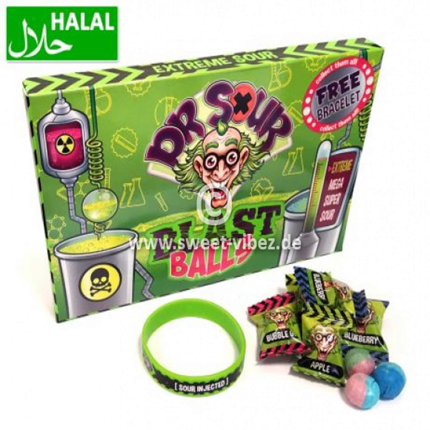 Dr. Sour Blast Balls Box Sweet Vibez