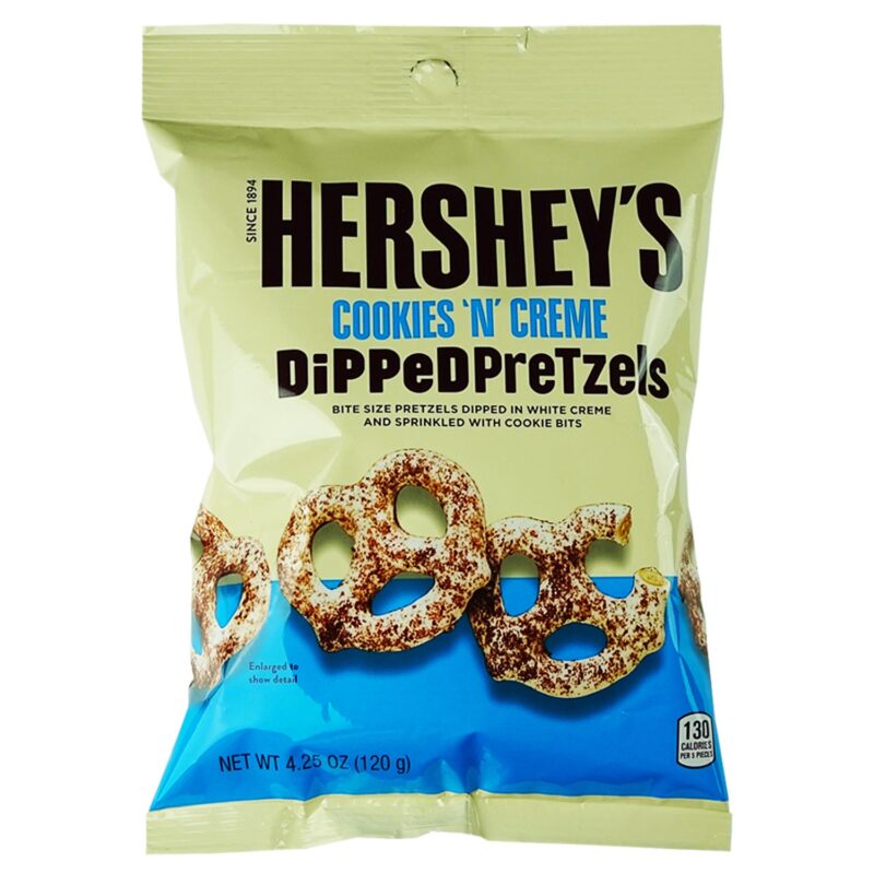 Hershey’s Cookie N Creme Dipped Pretzels