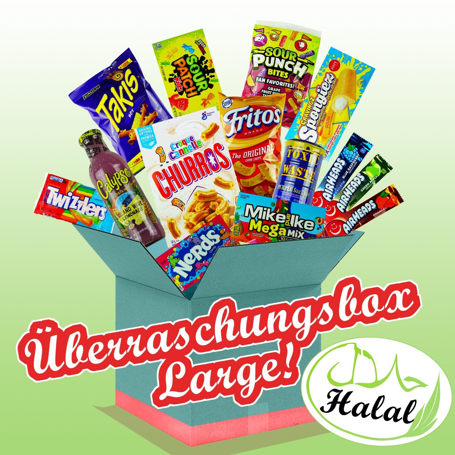 Überraschungsbox Large Halal Sweet Vibez
